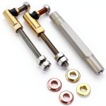 JEGS Carburetor Linkage Adjustable 6-9" Throttle Lever 1/4-28 Thread-0