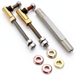 JEGS Carburetor Linkage Adjustable 6-9" Throttle Lever 1/4-28 Thread-0