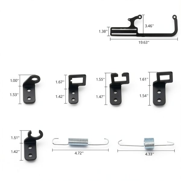 TXRXIZ 304147 EZ-EFI Carburetor Throttle Cable Mount Kit Aluminum-5