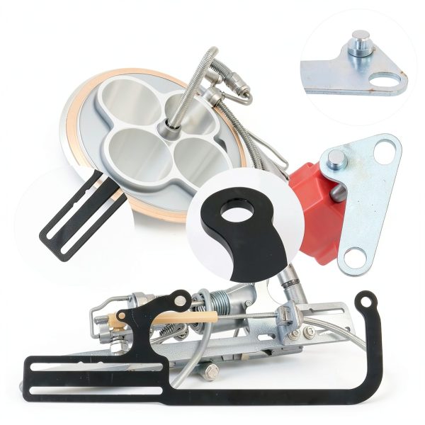 TXRXIZ 304147 EZ-EFI Carburetor Throttle Cable Mount Kit Aluminum-3