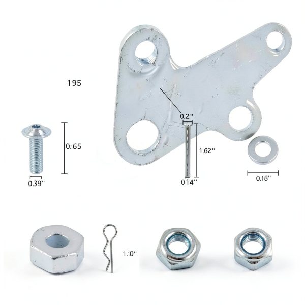 TXRXIZ 304147 EZ-EFI Carburetor Throttle Cable Mount Kit Aluminum-4