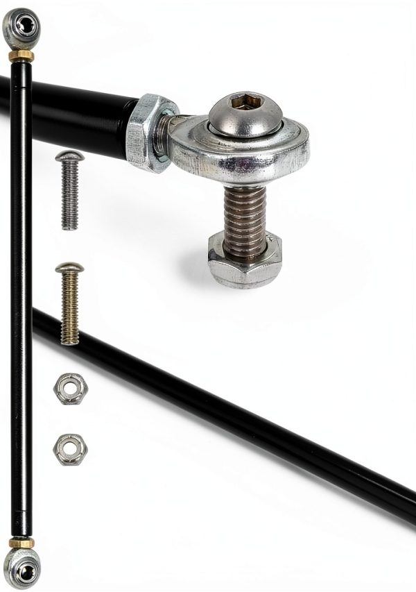 MOTOQUEEN Aluminum Throttle Linkage for Carburetor Replacement 10-1/4-3