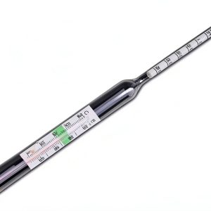 Glass Aquarium Hydrometer with Built-in Marine Floating Salt Water Salinity Tester 1.000-1.060 7.87in-0