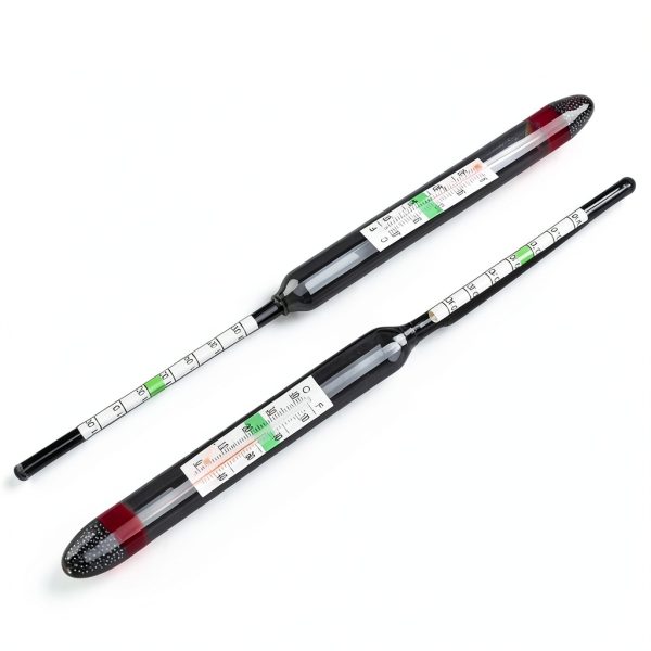 Glass Aquarium Hydrometer with Built-in Marine Floating Salt Water Salinity Tester 1.000-1.060 7.87in-1